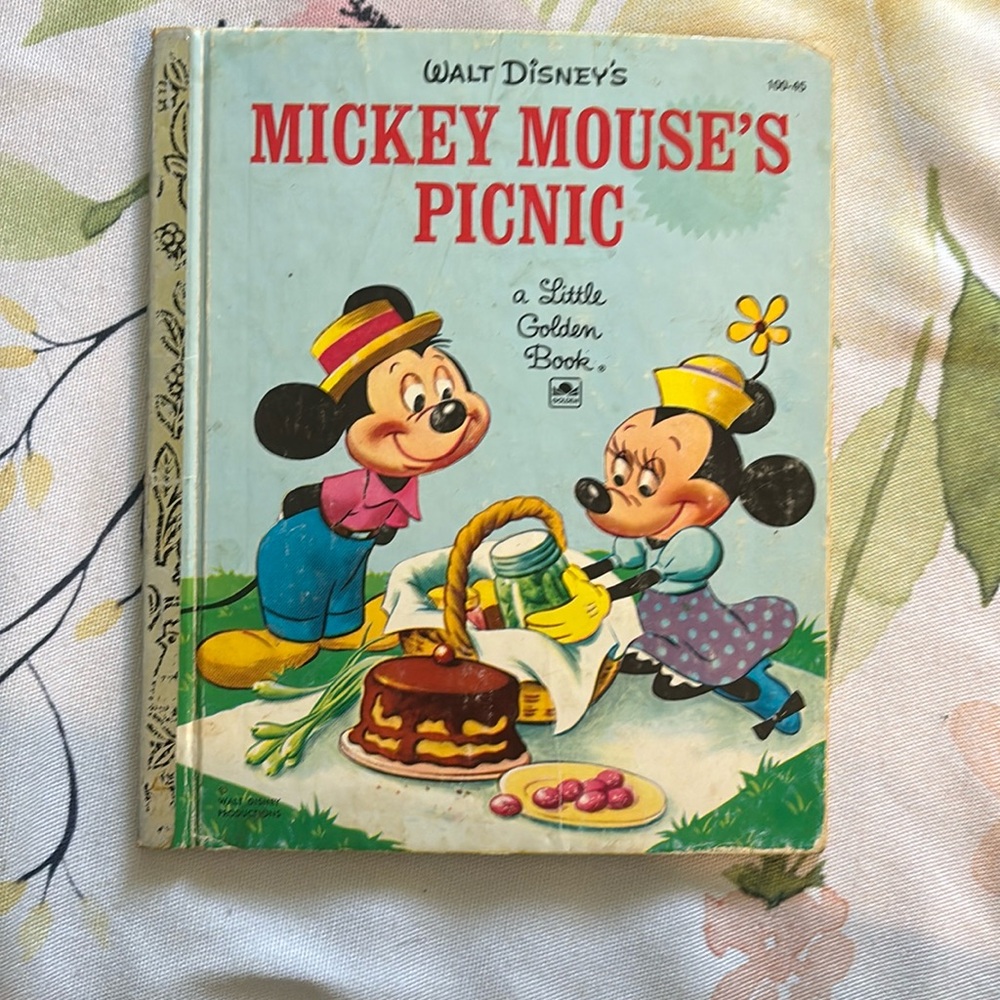 Vintage Mickey Mouse’s Picnic Book